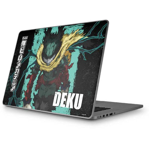 My Hero Academia Dark Deku Season 6 Apple MacBook Pro 17-inch Skin