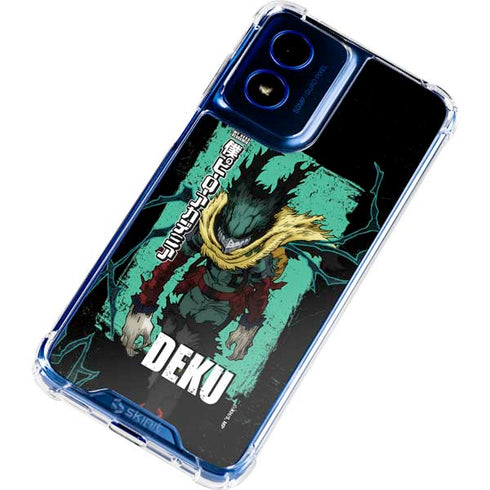 My Hero Academia Dark Deku Season 6 Moto G 5G (2024) Clear Case