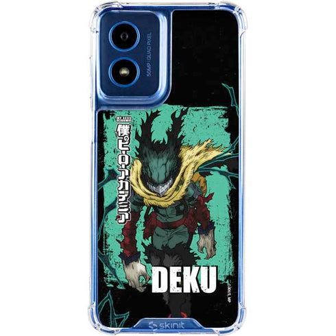 My Hero Academia Dark Deku Season 6 Moto G Play 4G (2024) Clear Case