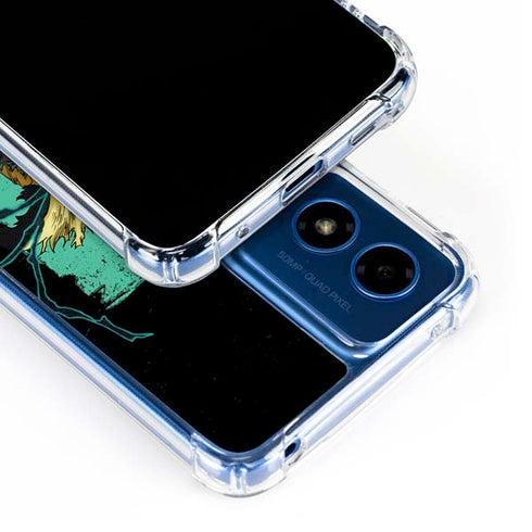 My Hero Academia Dark Deku Season 6 Moto G Play 4G (2024) Clear Case