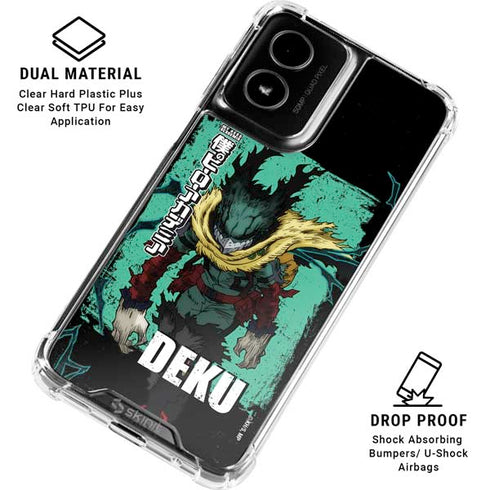 My Hero Academia Dark Deku Season 6 Moto G Power 5G (2024) Clear Case
