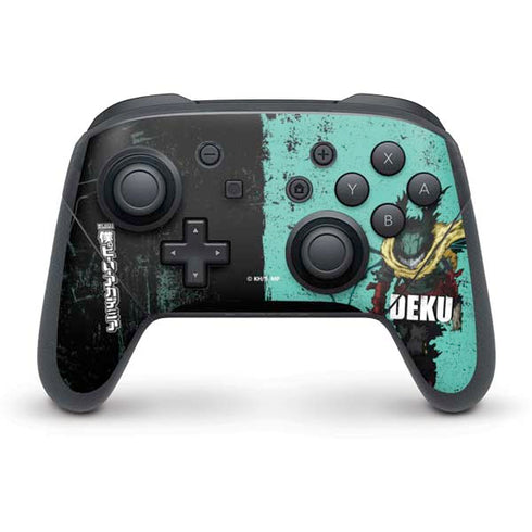 My Hero Academia Dark Deku Season 6 Nintendo Switch Pro Controller Skin