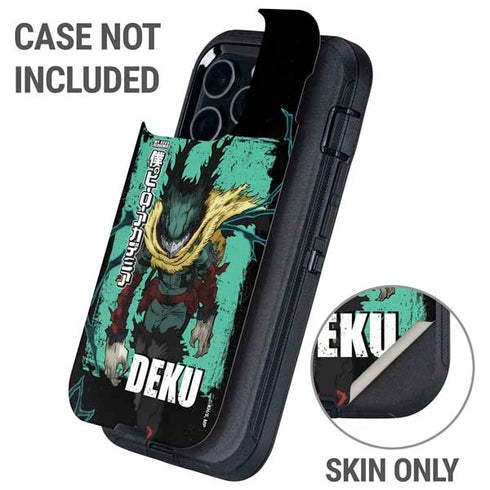 My Hero Academia Dark Deku Season 6 Otterbox Defender iPhone Skin