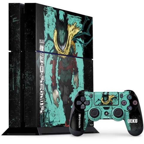 My Hero Academia Dark Deku Season 6 PS4 Console and Controller Bundle Skin