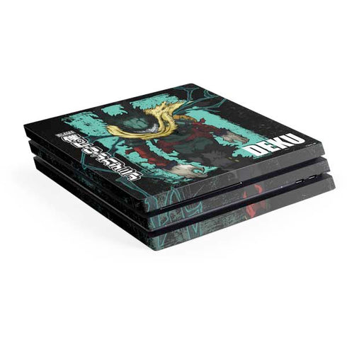 My Hero Academia Dark Deku Season 6 PS4 Pro Console Skin