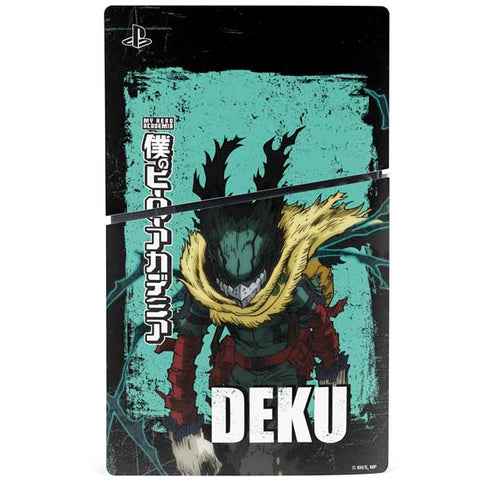 My Hero Academia Dark Deku Season 6 PS5 Slim Digital Edition Bundle Skin