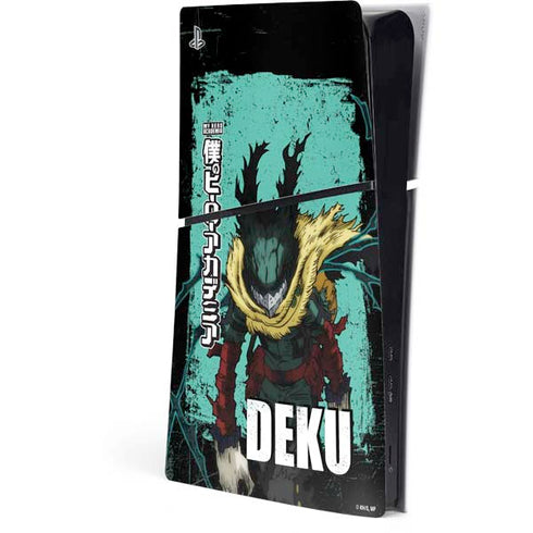 My Hero Academia Dark Deku Season 6 PS5 Slim Digital Edition Console Skin