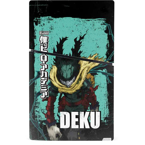 My Hero Academia Dark Deku Season 6 PS5 Slim Digital Edition Console Skin