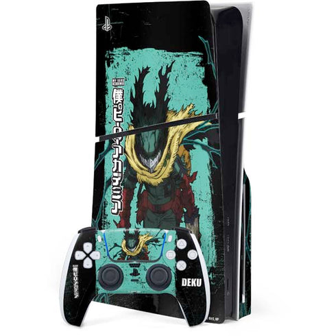 My Hero Academia Dark Deku Season 6 PS5 Slim Disk Bundle Skin