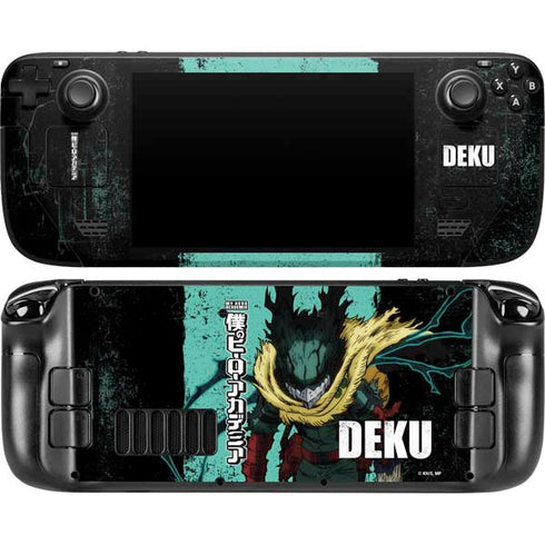 My Hero Academia Dark Deku Season 6 Steam Deck Handheld Gaming Computer OLED Skin