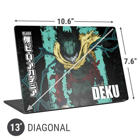 My Hero Academia Dark Deku Season 6 Universal Laptop 13in (10.6 x 7.6in) Skin