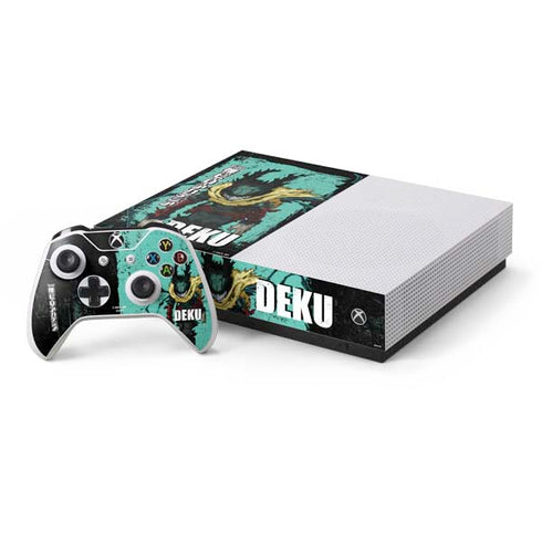 My Hero Academia Dark Deku Season 6 Xbox One S All-Digital Edition Bundle Skin