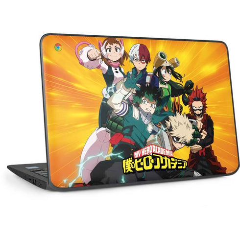 My Hero Academia Deku and Baku Team Season 6 HP Chromebook Skin