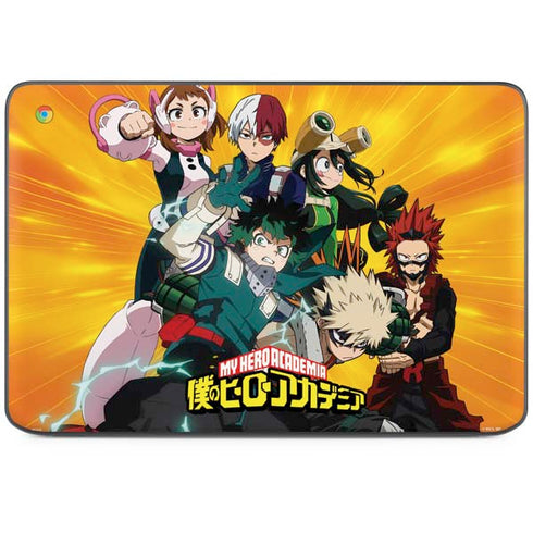 My Hero Academia Deku and Baku Team Season 6 HP Chromebook Skin