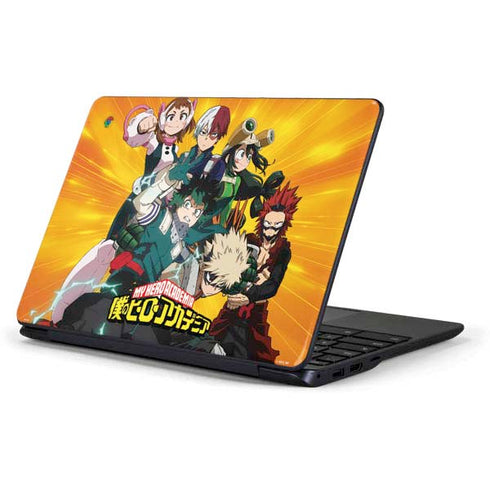 My Hero Academia Deku and Baku Team Season 6 Samsung Chromebook Skin