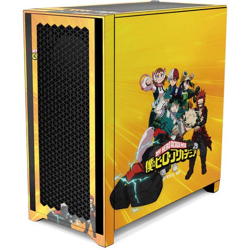 My Hero Academia Deku and Baku Team Season 6 Corsair 4000D Tempered Glass Mid-Tower ATX Case Skin