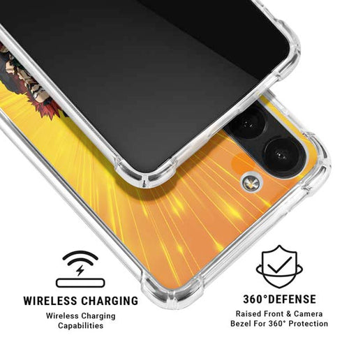 My Hero Academia Deku and Baku Team Season 6 Galaxy A13 5G Clear Case