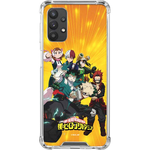 My Hero Academia Deku and Baku Team Season 6 Galaxy A32 5G Clear Case