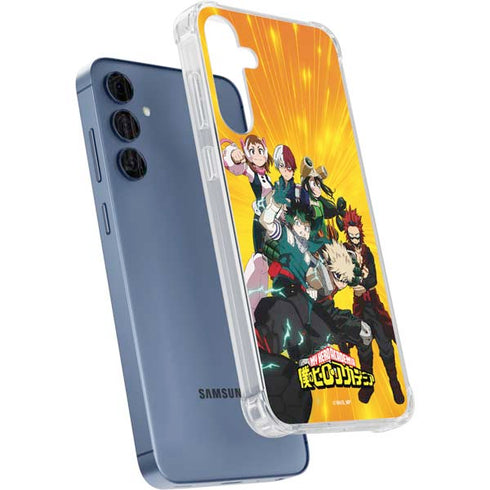 My Hero Academia Deku and Baku Team Season 6 Galaxy A55 5G Clear Case