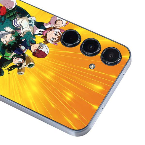 My Hero Academia Deku and Baku Team Season 6 Galaxy A55 5G Skin