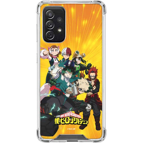 My Hero Academia Deku and Baku Team Season 6 Galaxy A72 5G Clear Case