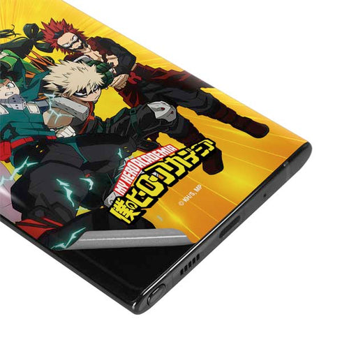 My Hero Academia Deku and Baku Team Season 6 Galaxy Note 10 Plus Skin