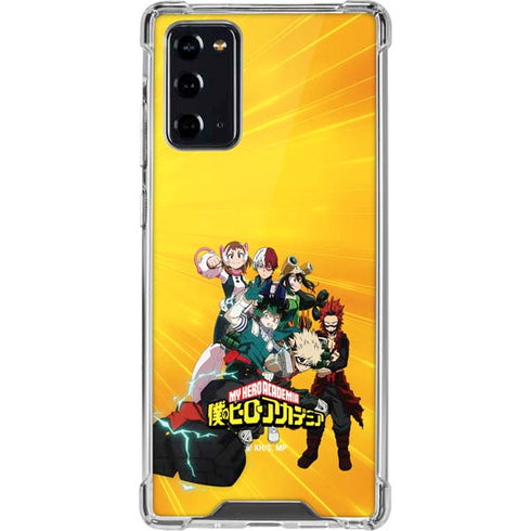 My Hero Academia Deku and Baku Team Season 6 Galaxy Note20 5G Clear Case
