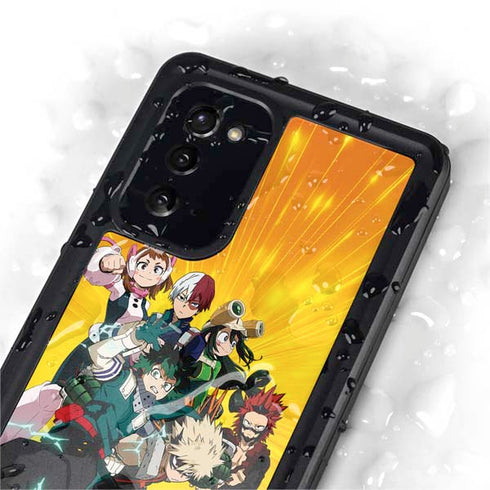 My Hero Academia Deku and Baku Team Season 6 Galaxy Note20 5G Waterproof Case