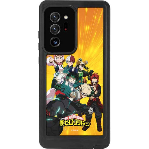 My Hero Academia Deku and Baku Team Season 6 Galaxy Note20 Ultra 5G Waterproof Case