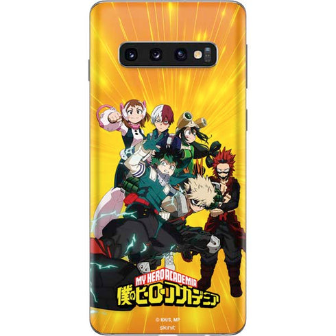 My Hero Academia Deku and Baku Team Season 6 Galaxy S10 Skin