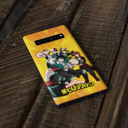 My Hero Academia Deku and Baku Team Season 6 Galaxy S10 Skin