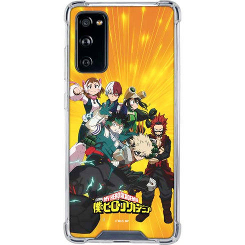 My Hero Academia Deku and Baku Team Season 6 Galaxy S20 FE Clear Case