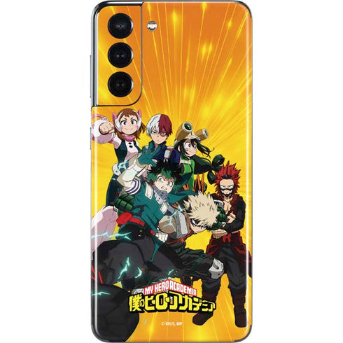 My Hero Academia Deku and Baku Team Season 6 Galaxy S21 5G Skin