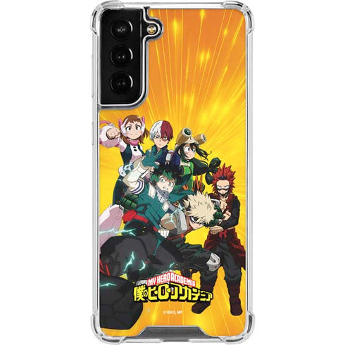 My Hero Academia Deku and Baku Team Season 6 Galaxy S21 FE Clear Case