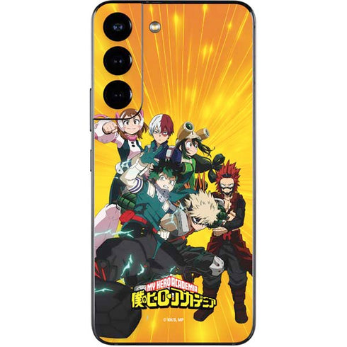 My Hero Academia Deku and Baku Team Season 6 Galaxy S22 Skin