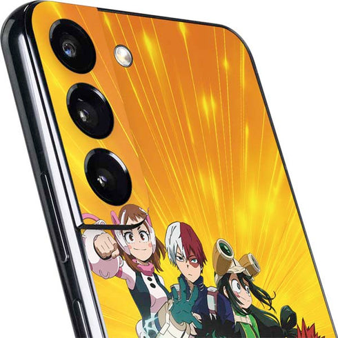 My Hero Academia Deku and Baku Team Season 6 Galaxy S22 Skin