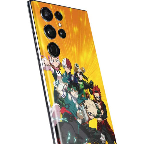 My Hero Academia Deku and Baku Team Season 6 Galaxy S22 Ultra Skin