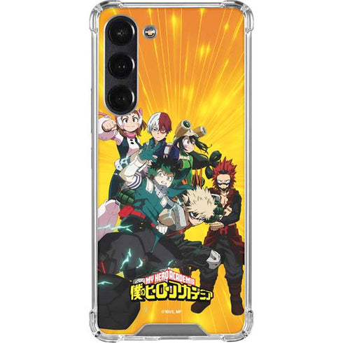 My Hero Academia Deku and Baku Team Season 6 Galaxy S23 FE Clear Case