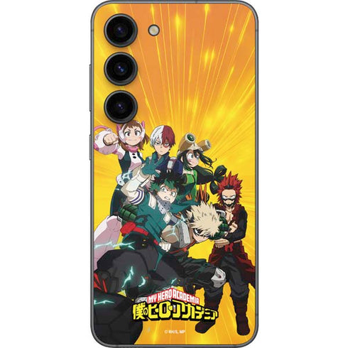 My Hero Academia Deku and Baku Team Season 6 Galaxy S23 Skin