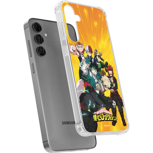 My Hero Academia Deku and Baku Team Season 6 Galaxy S24 Plus Clear Case