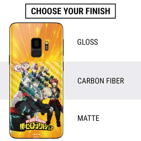 My Hero Academia Deku and Baku Team Season 6 Galaxy S9 Skin