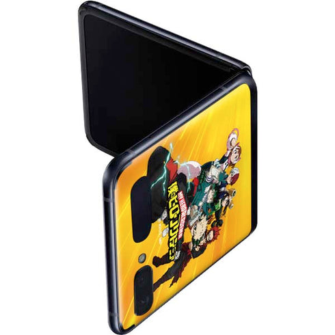 My Hero Academia Deku and Baku Team Season 6 Galaxy Z Flip Skin