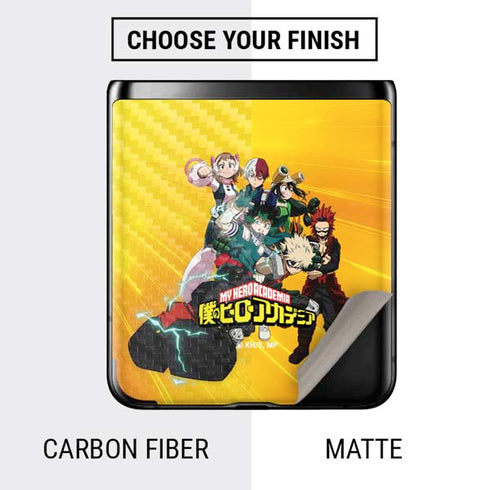 My Hero Academia Deku and Baku Team Season 6 Galaxy Z Flip Skin