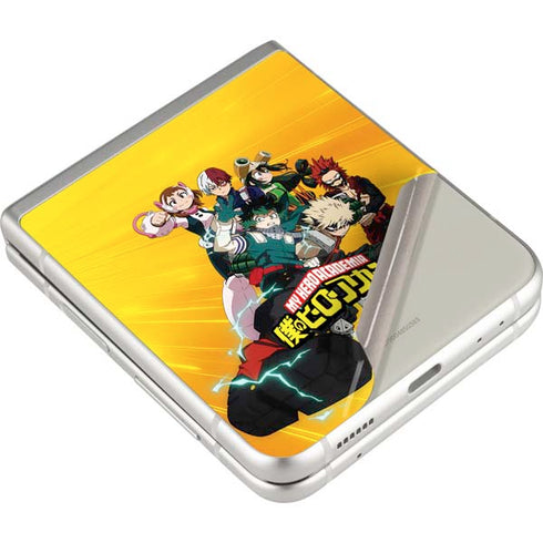 My Hero Academia Deku and Baku Team Season 6 Galaxy Z Flip3 5G Skin