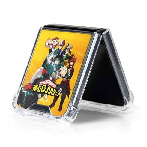My Hero Academia Deku and Baku Team Season 6 Galaxy Z Flip5 5G Clear Case