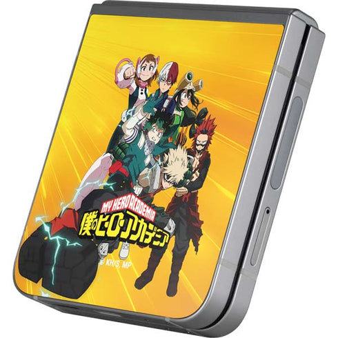 My Hero Academia Deku and Baku Team Season 6 Galaxy Z Flip6 Skin