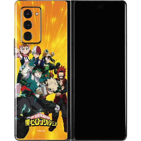 My Hero Academia Deku and Baku Team Season 6 Galaxy Z Fold2 5G Skin