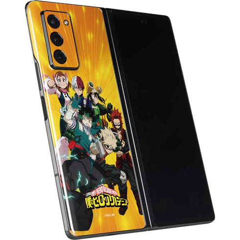 My Hero Academia Deku and Baku Team Season 6 Galaxy Z Fold2 5G Skin