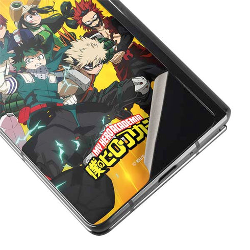 My Hero Academia Deku and Baku Team Season 6 Galaxy Z Fold2 5G Skin