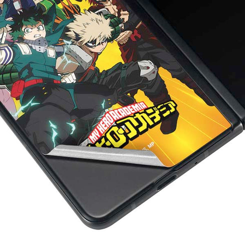 My Hero Academia Deku and Baku Team Season 6 Galaxy Z Fold3 5G Skin